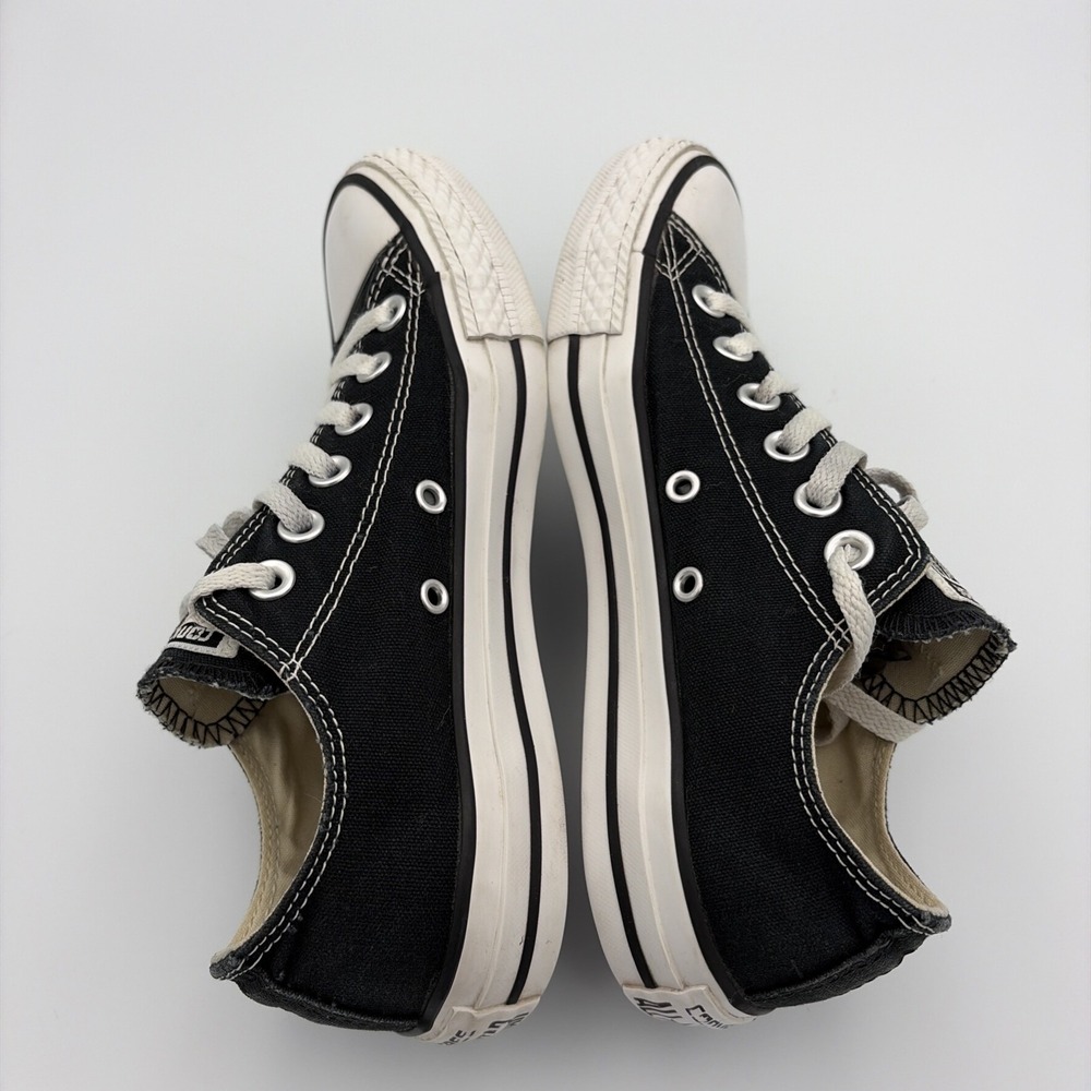 Converse All Star Sneakers Women's Size 6.5 Black Low Top Lace Up Chuck Taylor - Picture 10 of 16